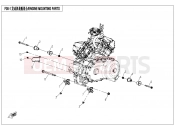 CFMOTO UFORCE 800 (CF800-3) ENGINE MOUNTING PARTS