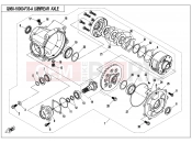 CFMOTO UFORCE 800 (CF800UTR-2) REAR AXLE(AUTOMATIC DIFFERENTIAL LOCK) - F33-A