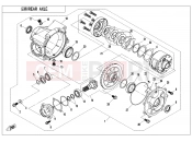 CFMOTO 2018 UTV UFORCE 800 (CF800UTR-2) REAR AXLE(AUTOMATIC DIFFERENTIAL LOCK) - F33-A-V2