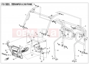CFMOTO 2019 UTV UFORCE 800 (CF800UTR-2) BUMPER @^ CAB FRAME - F23