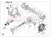 CFMOTO 2019 UTV UFORCE 800 (CF800UTR-2) REAR AXLE(AUTOMATIC DIFFERENTIAL LOCK) - F33-A-V3
