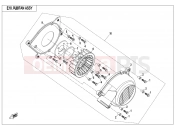 CFMOTO 2019 UTV UFORCE 800 (CF800UTR-2) FAN ASSY. - E18