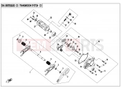 CFMOTO UFORCE 800 (CF800UTR-2) TRANSMISSION SYSTEM(3) - E06-3-V4