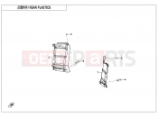 REAR PLASTICS - F04-7 - CFMOTO UFORCE 800 (CF800UTR-4) 2026
