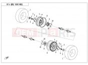 CFMOTO UFORCE 800 (CF800UU-A) FRONT WHEEL - F07-A