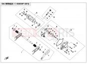 CFMOTO UFORCE 800 (CF800UU-A) GEARSHIFT ASSY(3) - E06-3