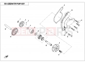 CFMOTO UFORCE 800 (CF800UU-A) WATER PUMP ASSY. - E08