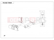 CFMOTO 2019 UTV UFORCE 800 (CF800UU-A) TOWBAR (SPLIT) - F40-B