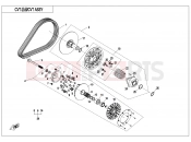 CVT ASSY(NON SPEED LIMITED@^V5 THRUST COLLAR) - E05-B - CFMOTO ZFORCE 1000 (CF1000US-2) 2017