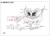 FRONT PLASTIC 1 - F04-1 - CFMOTO ZFORCE 1000 (CF1000US-2) 2018