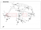 CAB FRAME - F23 - CFMOTO ZFORCE 1000 (CF1000US-2) 2018