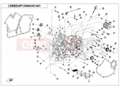 LEFT CRANKCASE ASSY - E01-1-V3 - CFMOTO ZFORCE 1000 (CF1000US-2) 2018