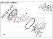 CVT CASE ASSY - E01-3-V1 - CFMOTO ZFORCE 1000 (CF1000US-2) 2018
