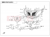 CFMOTO ZFORCE 1000 (CF1000UTR-2) FRONT PLASTIC 1