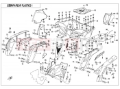 CFMOTO ZFORCE 1000 (CF1000UTR-2) REAR PLASTIC 1