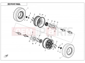 FRONT WHEEL - F07 - CFMOTO ZFORCE 1000 (CF1000UTR-B) 2020