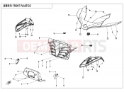 CFMOTO 2021 SSV ZFORCE 1000 (CF1000UTR-B) FRONT PLASTIC - F04-1-V1