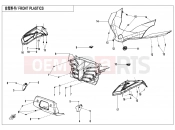 CFMOTO 2021 SSV ZFORCE 1000 (CF1000UTR-B) FRONT PLASTIC - F04-1-V2