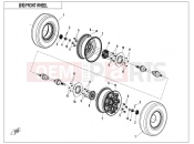 CFMOTO 2021 SSV ZFORCE 1000 (CF1000UTR-B) FRONT WHEEL - F07