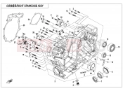 CFMOTO 2021 SSV ZFORCE 1000 (CF1000UTR-B) RIGHT CRANKCASE ASSY - E01-2-V1