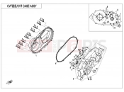 CFMOTO 2021 SSV ZFORCE 1000 (CF1000UTR-B) CVT CASE ASSY - E01-3