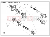 CFMOTO 2021 SSV ZFORCE 1000 (CF1000UTR-B) TRANSMISSION SYSTEM(1) - E06-1