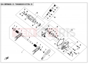 CFMOTO 2021 SSV ZFORCE 1000 (CF1000UTR-B) TRANSMISSION SYSTEM(3) - E06-3-V1