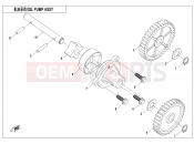 CFMOTO 2021 SSV ZFORCE 1000 (CF1000UTR-B) OIL PUMP ASSY - E07-1