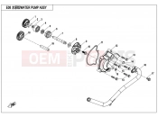 CFMOTO 2021 SSV ZFORCE 1000 (CF1000UTR-B) WATER PUMP ASSY. - E08