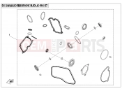 CFMOTO 2021 SSV ZFORCE 1000 (CF1000UTR-B) ENGINE OIL SEAL @^O-RING SET - E30