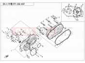 CVT COVER ASSY - E01-3 - CFMOTO ZFORCE 500 (CF500US) 2015