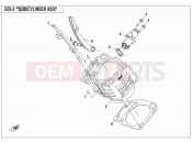 CYLINDER ASSY - E02-3 - CFMOTO ZFORCE 500 (CF500US) 2015