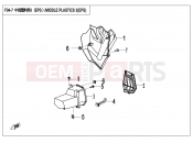 CFMOTO 2020 SSV ZFORCE 500 (CF500US) MIDDLE PLASTICS 3(EPS) - F04-7