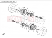 CFMOTO 2015 SSV ZFORCE 600 (CF600-3) REAR WHEEL