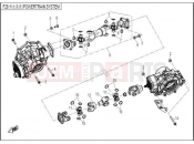 CFMOTO ZFORCE 600 (CF625-3) TRANSMISSION SYSTEM - F28