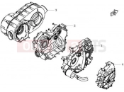 CFMOTO ZFORCE 600 (CF625-3) CRANKCASE ASSY - E01