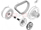 CFMOTO ZFORCE 600 (CF625-3) CLUTCH @^ CVT - E13
