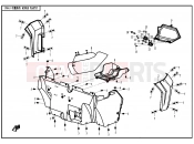 MIDDLE PLASTIC - F04-3 - CFMOTO ZFORCE 800 (CF800) 2013