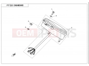DASHBOARD - F17 - CFMOTO ZFORCE 800 (CF800) 2013