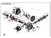 FRONT AXLE - F31 - CFMOTO ZFORCE 800 (CF800) 2013