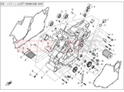 LEFT CRANKCASE ASSY - E01-1 - CFMOTO ZFORCE 800 (CF800) 2013