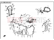 MIDDLE PLASTIC - F04-3 - CFMOTO ZFORCE 800 (CF800) 2014