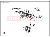 REAR PLASTIC - F04-6 - CFMOTO ZFORCE 800 (CF800) 2014
