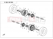 FRONT WHEEL - F07 - CFMOTO ZFORCE 800 (CF800) 2014