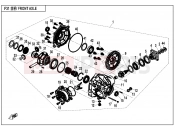 FRONT AXLE - F31 - CFMOTO ZFORCE 800 (CF800) 2014