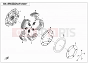 CLUTCH ASSY - E05-4 - CFMOTO ZFORCE 800 (CF800) 2014