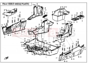 CFMOTO 2015 SSV ZFORCE 800 (CF800) MIDDLE PLASTIC - F04-4
