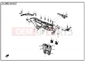 CFMOTO 2015 SSV ZFORCE 800 (CF800) REAR PLASTIC - F04-6