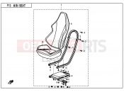 CFMOTO 2015 SSV ZFORCE 800 (CF800) SEAT - F13