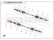 CFMOTO 2015 SSV ZFORCE 800 (CF800) FRONT CV SHAFT - F27-A